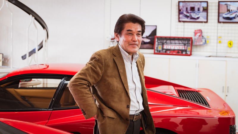 Illustration for article titled Meet Japan's 'Mr. Ferrari', Who Drove His F40 At 197 MPH On a Motorway To Prove a Point